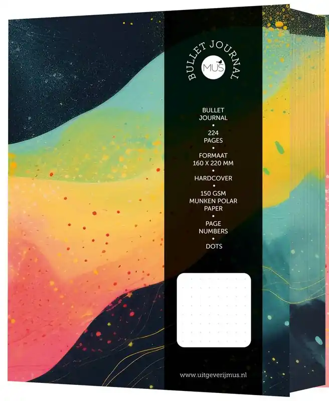 Tijdelijk Beschikbaar MUS Bullet Journal Yellow Wave / Druk 1