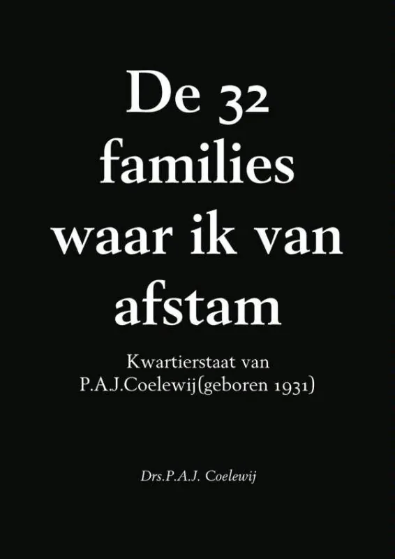 Fabrieksprijs De 32 families waar ik van afstam / Druk 1