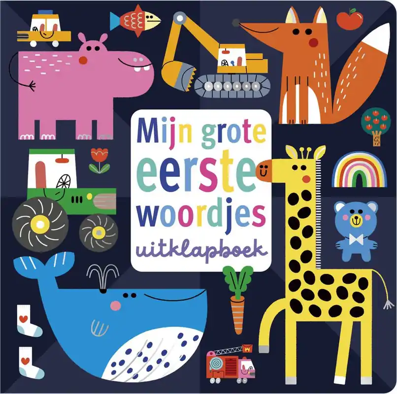 Direct Beschikbaar Mijn grote eerste woordjes uitklapboek / Druk 1