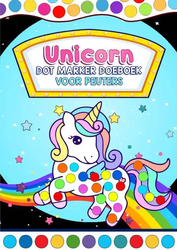 Unicorn Dot Marker - Doeboek voor Peuters / Druk 1 Goedkoop