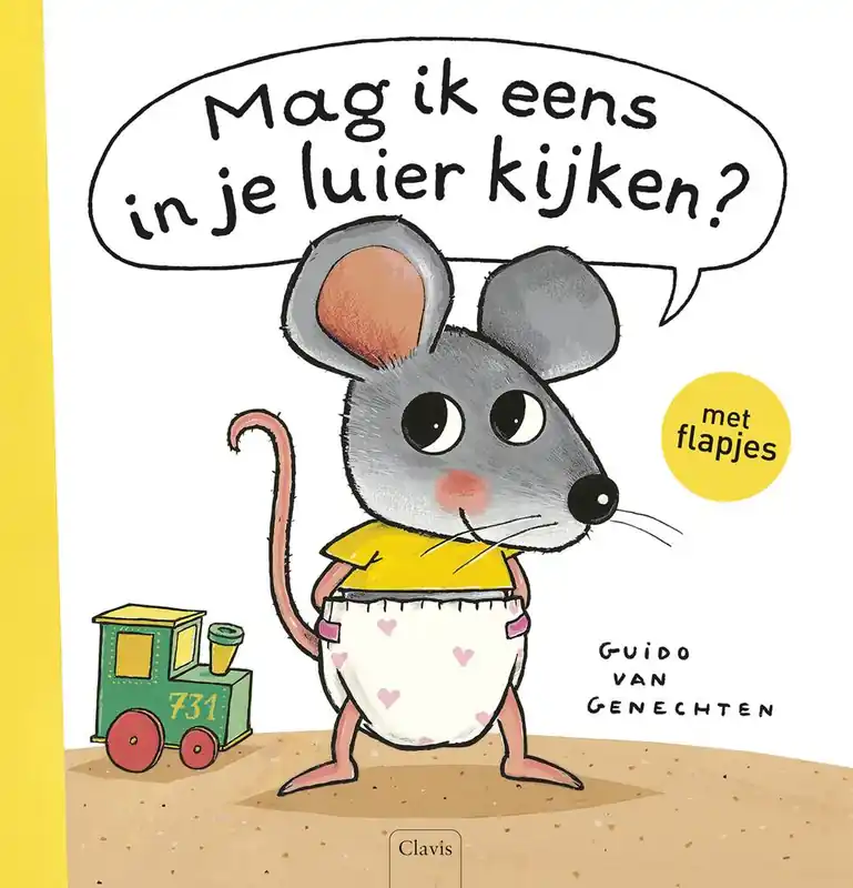 Mag ik eens in je luier kijken? Boek + knuffel / Druk 1 Koop Online