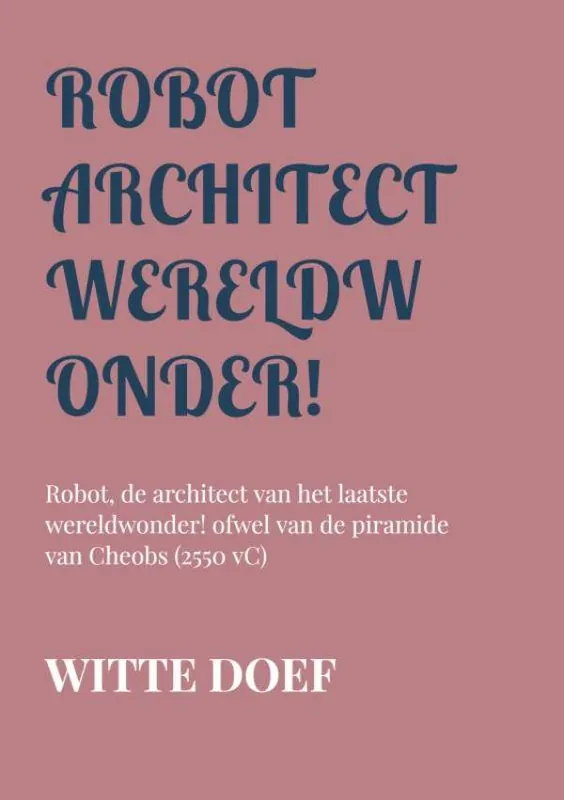 Rechtstreeks Van De Fabrikant Robot architect wereldwonder! / Druk 1
