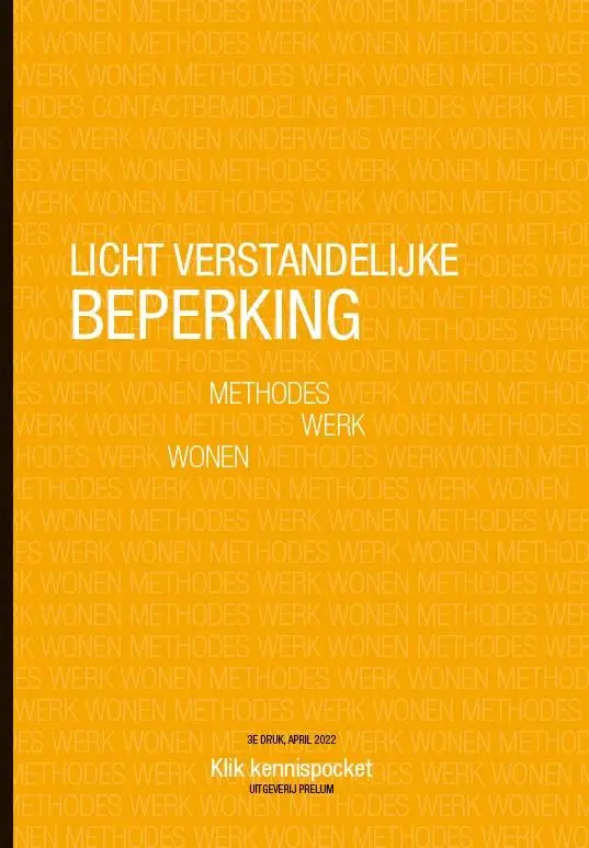 Rechtstreeks Van De Fabrikant Licht verstandelijke beperking / Druk 3