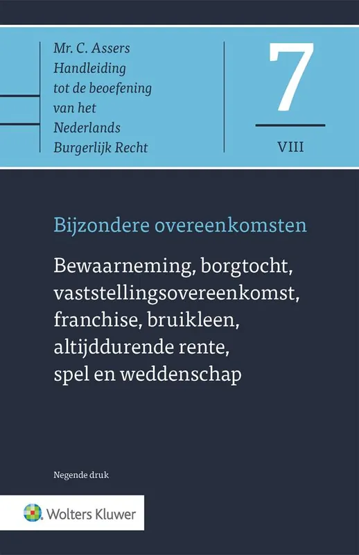 Actieprijs Bewaarneming, borgtocht, vaststellingsovereenkomst / Druk 9
