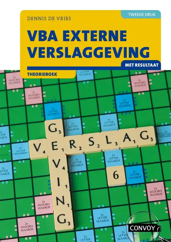 VBA Externe verslaggeving met resultaat 2e druk Theorieboek / Druk 1 Snelle Levering