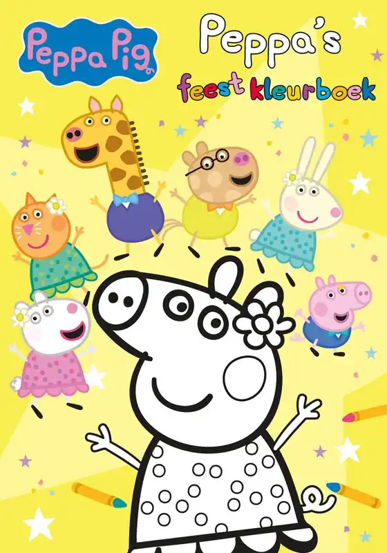 Peppa's feestkleurboek / Druk 1 Voordeelprijs