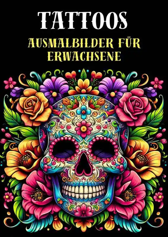Ausmalbilder für Erwachsene - Tattoos / 1 Edition Koop Online